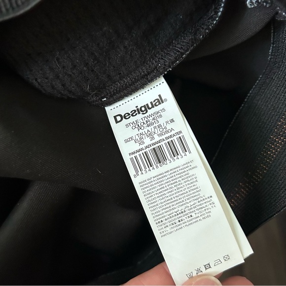 Desigual Angee Floral Hooded Zip Up Sweatshirt Sz XS - Picture 12 of 12